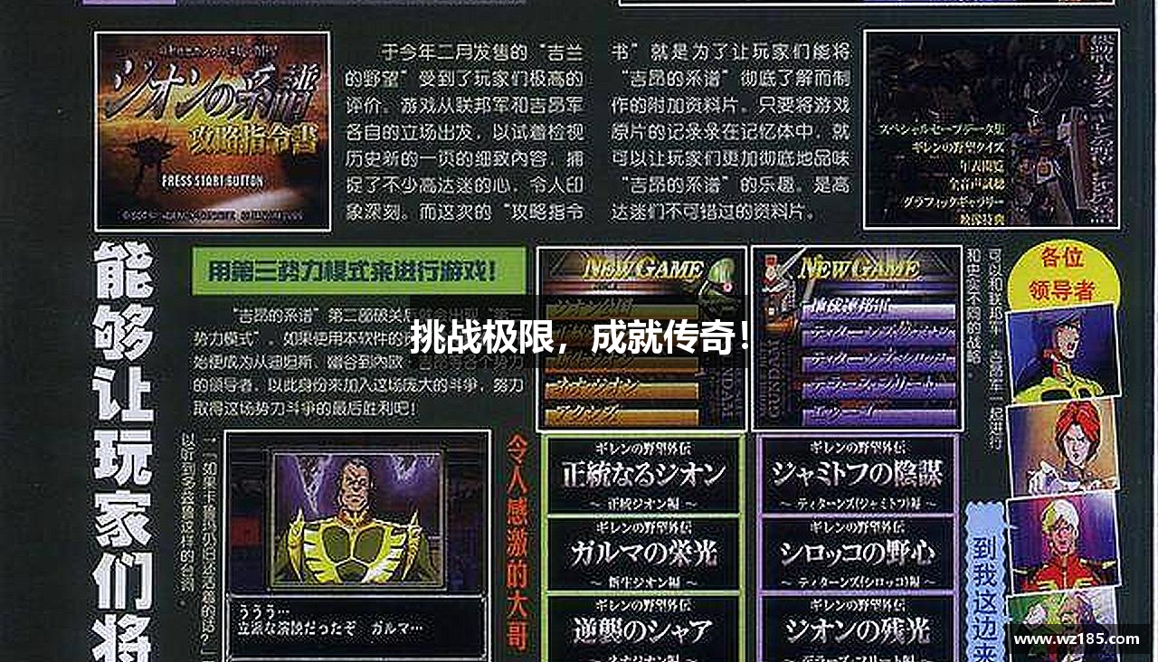 挑战极限，成就传奇！